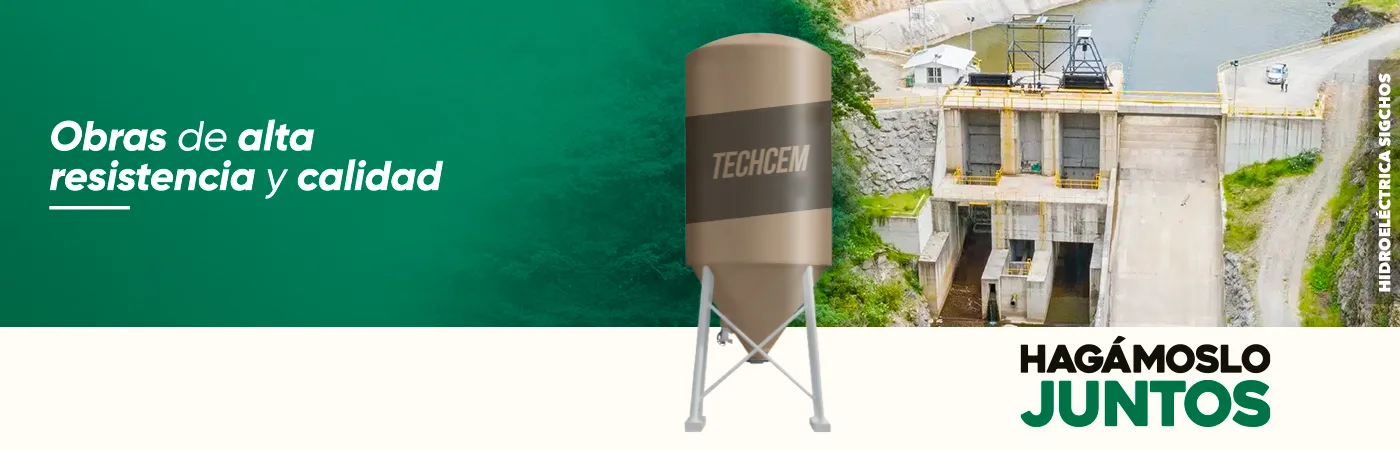 Banner Cemento Techem a Granel