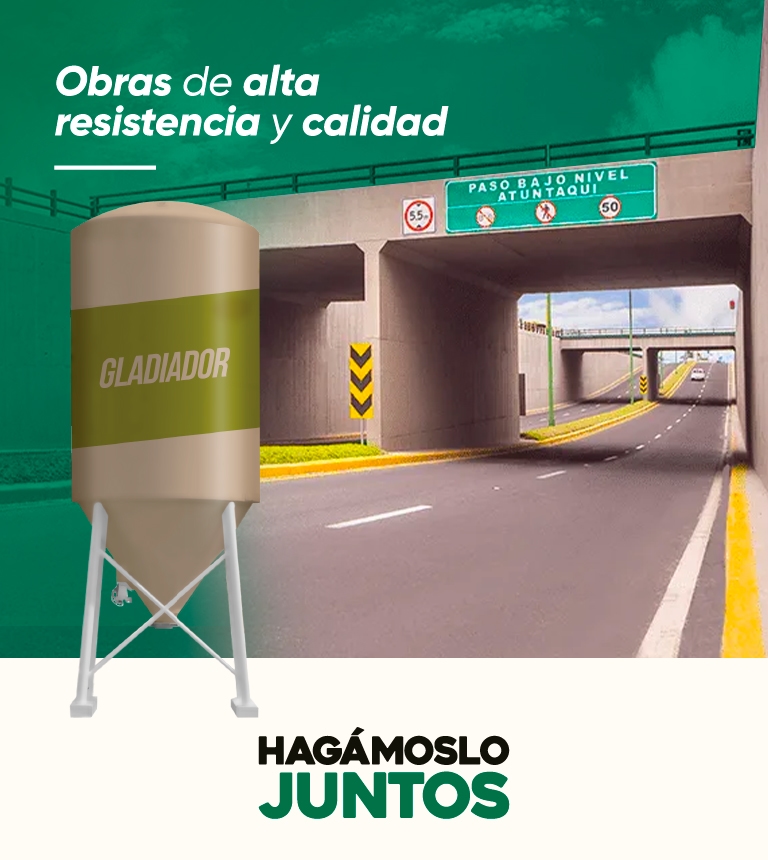 Banner Sacos de Cemento Gladiador
